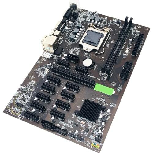 New B250 BTC Mining Machine Motherboard 12 16X Graph Card SODIMM DDR4 SATA3.0 Support VGA Compatible A08 21 Dropshipping