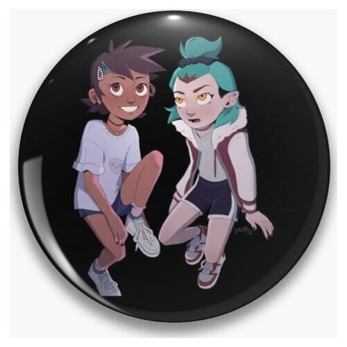 Owl Girls Soft Button Pin Jewelry Badge Gift Lapel Pin Funny Brooch Cartoon Clothes Hat Fashion Metal Decor Collar Women