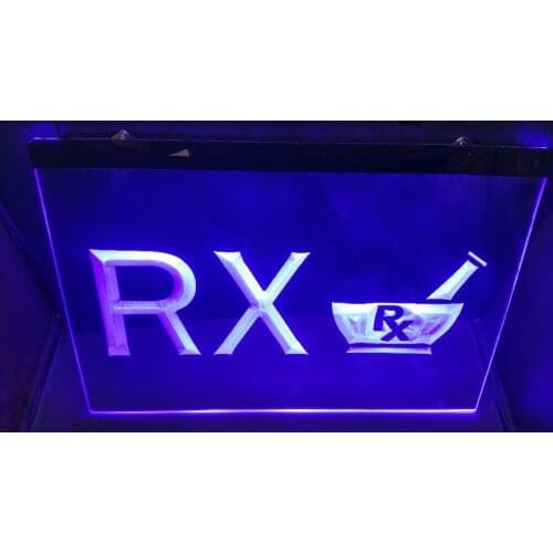 Ph03 RX Pharmacy Display Shop NEW LED Neon Light Sign Wholeselling Dropshipper