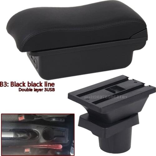 For Ford FOCUS mK1 armrest box central Store content Storage box armrest box USB interface