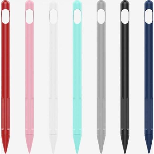 Anti-slip Anti-falling Silicone Stylus Pen Protective Case for Apple Pencil 1/2
