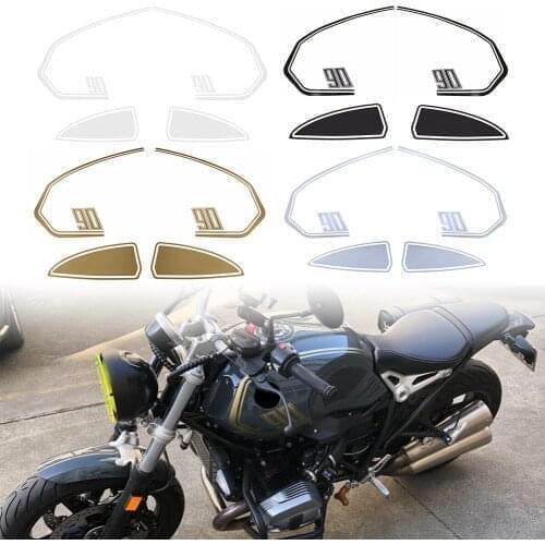 PVC Motorcycle Tank Sticker Decal Cover for BMW RnineT Pure Racer Scrambler Decorative Trims