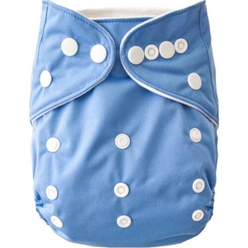 Double Row Snaps PUL waterproof solid washable cloth diapers /nappies without inserts 100 Pcs Fedex Shipping