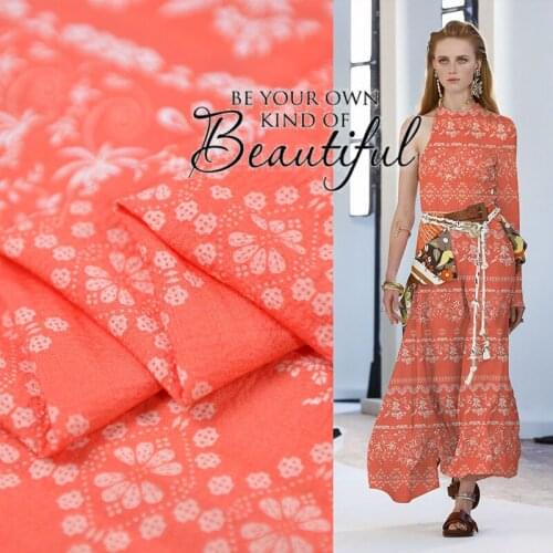 1 Meter New Water Grain Geology High Silk Content Linen Fabric Printed Song Dynasties