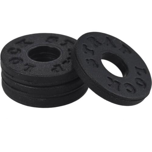 4pcs Bass Guitar Strap Locks Blocks Rubber Material Guitar Parts Accessories