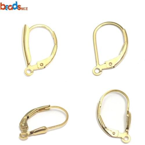 Beadsnice Lever Back Earring Gold Filled Ear Wires Women Earring Components Findings 40049