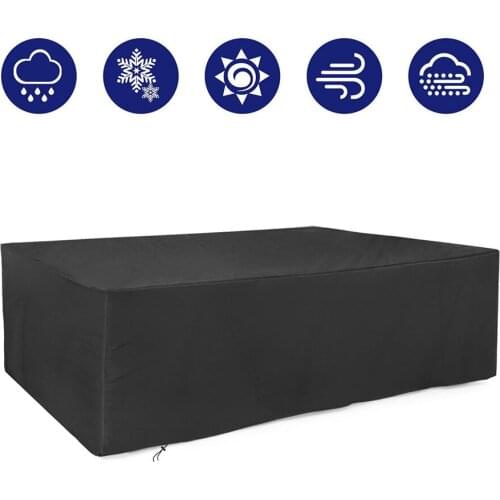 Oxford Cloth Furniture Dustproof Cover For Rattan Table Cube Chair Sofa Waterproof Rain Garden Outdoor Patio Protective Case