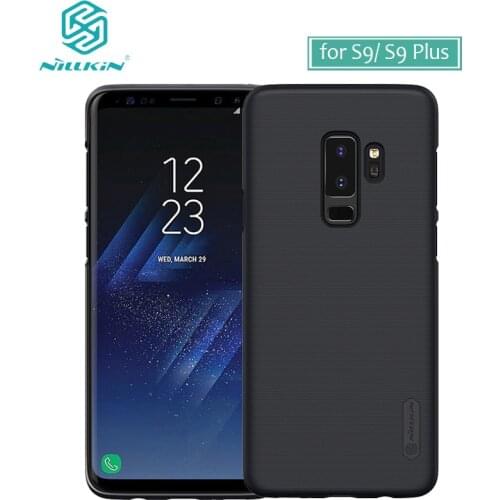 For Samsung Galaxy S9 Plus Case Nillkin Frosted Shield Hard Back PC Cover Case for Samsung S9 Matte Phone Case +Screen Protector