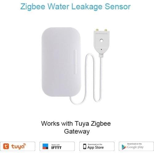 Zigbee water leakage detector sensor Zigbee water flood detect sensor mobile APP control smart home zigbee water sensor