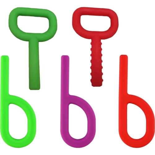 Baby Teether Chew lery Silicone B D Shaped Kids Teethers Teething Care Bite Autism Sensory Chewy ADHD Toys for Children Gifts