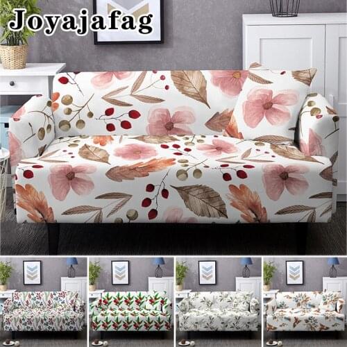 Floral Elastic Sofa Covers 1/2/3/4 Seater For Living Room L Shape Corner Couch Cover All-cover Washable Slipcovers Drop Shipping