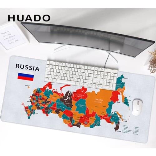 World Map Gaming Mouse Pad Large Size 90&40cm Non Slip Rubber Base Extended PC Computer Desk Mat for Gamer