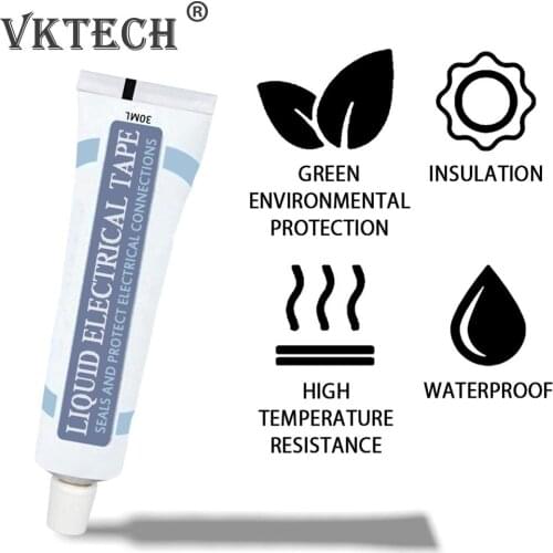 30ml Insulating Glue Waterproof High Temperature Resistance Liquid Insulation Tape Paste Lamp Board Electronic Sealant Sealing