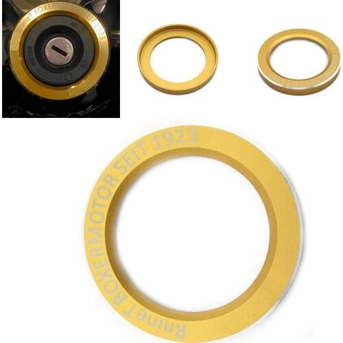 Golden Aluminum Alloy Keyhole Decorative Cover Ring For BMW R NineT Scrambler/Prue/RACER/Urban G/s 2013-2019