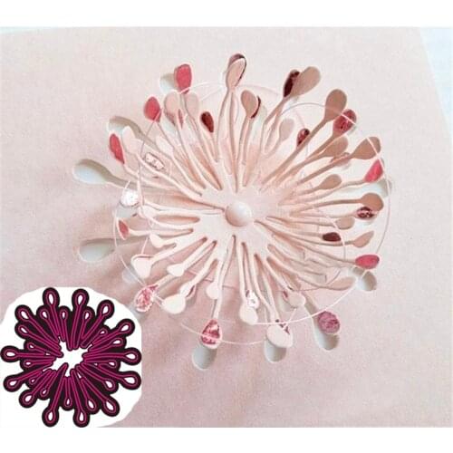 Corte de metal do ofício corta morre molde decoração da flor scrapbook papel ofício faca molde lâmina punch stencils morre