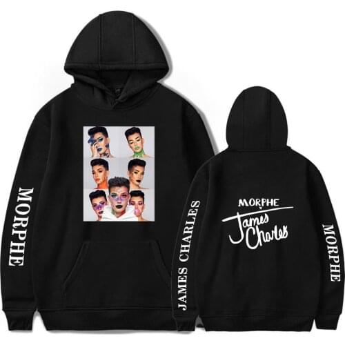 James Charles Hoodie Casual Celebrity Makeup Artist Hoodies Sweatshirt Men Women College Stylish Harajuku Hoodies Pullover
