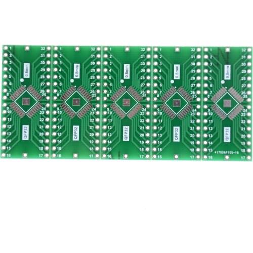 About DIP32 Adapter Pcb Board Converter Wholesale 5 Stks/batch Tqfp/Lqfp/Eqfp/QFP32 0.8mm
