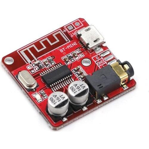 Bluetooth Audio Receiver Board Bluetooth 5.0 MP3 Lossless Decoder Board Wireless Stereo Music Module 3.7-5V XY-BT-Mini