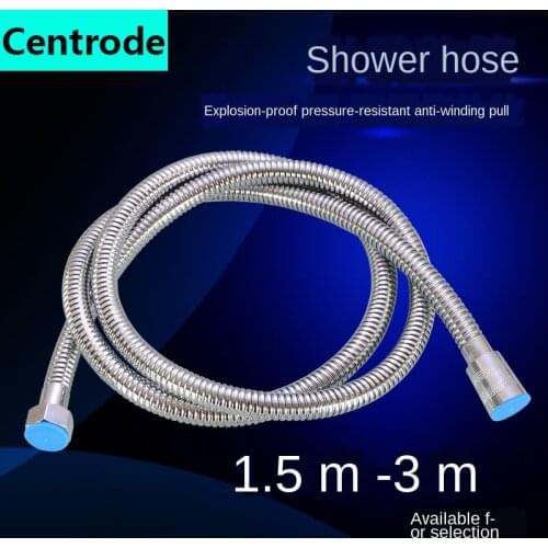 Plumbing Hoses Shower hose stainless steel encrypted explosion-proof shower head water pipe nozzle connection pipe fittings