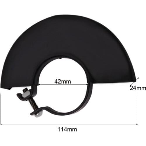 Black Cutting Machine Base Metal Wheel Guard Safety Protector Cover for 100 Angle Grinder Power Tool Accessories