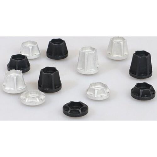 2PCS Aluminum Alloy 12mm Wheel Hex Hub For 1/10 RC Crawler 1.9 2.2 Wheel Rim Axial SCX10 Traxxas TRX4 D90