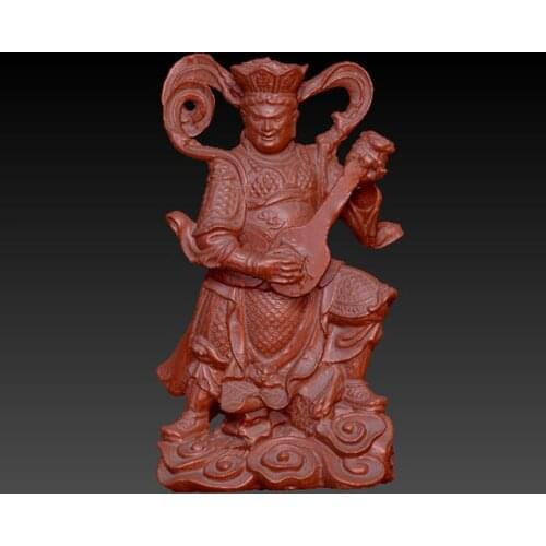 3D model for cnc or 3D printers in STL file format chinese mythological figures sculpture model