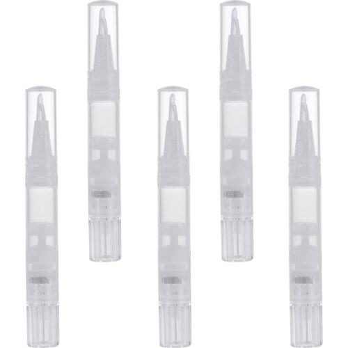 5x1.4ml Empty Twist Pen Cosmetic Container Lip Gloss Eyelash Growth Tube Set