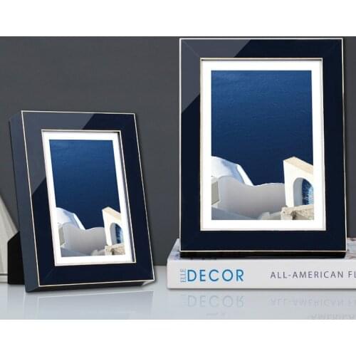 6/7/10 Inch Italian Design Simple Solid Wood Photo Frame Living Room Ornaments