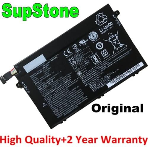 SupStone New Original 01AV447 01AV448 L17M3P52 Battery for Lenovo ThinkPad E480 E580 E490 01AV446 L17C3P51 SB10K97608 SB10K97607
