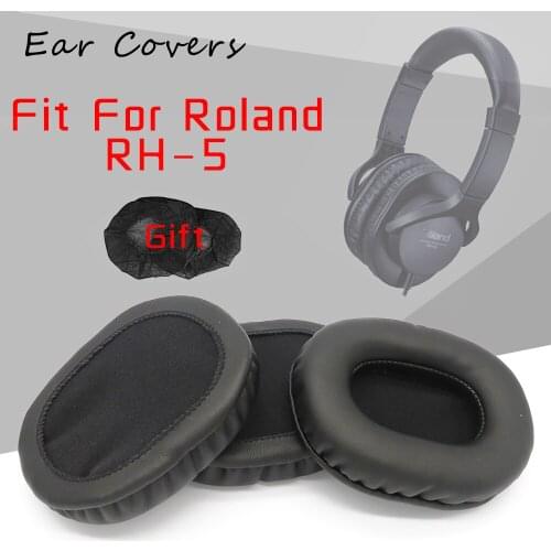 Ear Pads For Roland RH5 RH-5 Headphone Earpads Replacement Headset Ear Pad PU Leather