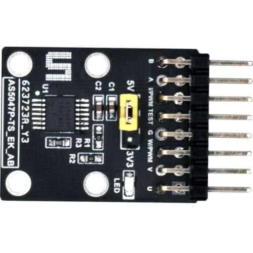AS5047P Magnetic Encoder Module Magnetic Encoder Adapter Board 14bit High-precision Sending Program Video Data