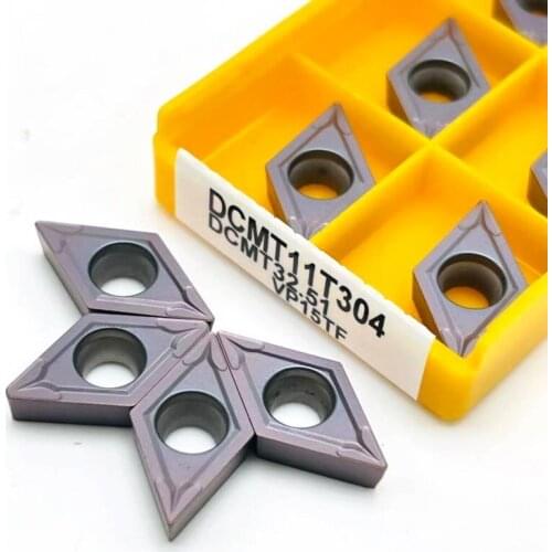 Carbide tool DCMT11T304 VP15TF high quality lathe tool CNC product DCMT11T304 metal turning tools stainless steel special tool