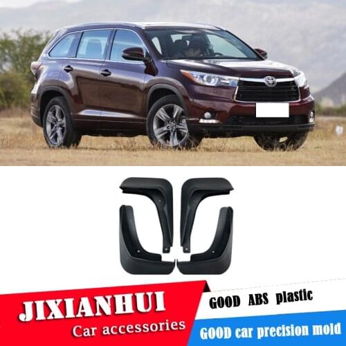 For Toyota Highlander 2014-2019 Mudflaps Splash Guards Front With the color and rear Mud Flap Mudguards Fender Modified special