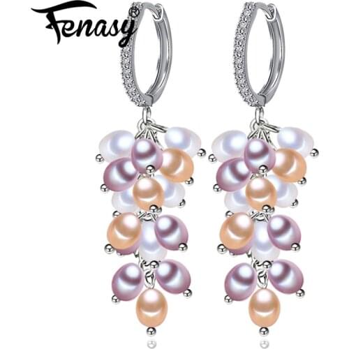 Серьги-кольца FENASY China At AliExpress