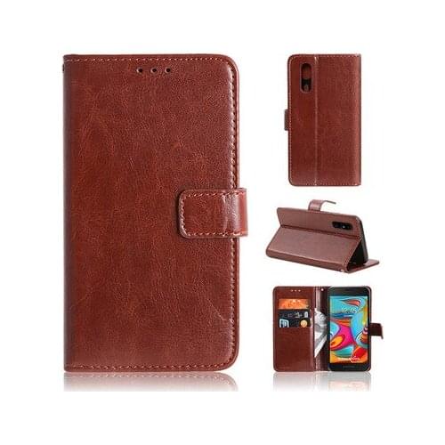 For Samsung Galaxy A10s Flip Phone Case For Samsung SM-A107F SM-A107M SM-A107F/DS SM-A107M/DS Cover Deluxe PU Leather Phone Case