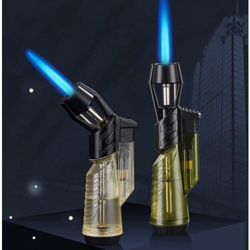 High Butane Visible Gas Lighter Torch Lighter BBQ Tools Flame Ignition Tool Jewelry Welding Pastry Cooking Spray Gun Lighters
