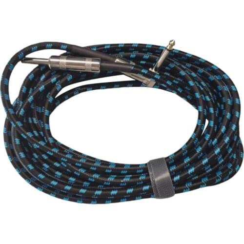 Guitar Cable 10FT Right Angle 6.35mm TS to Right 6.35mm TS Microphone