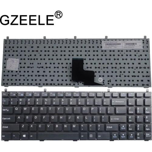 GZEELE NEW for Clevo W76TUN W76XCUH W255HT W258HTQ W258HUQ Keyboard no Frame US English version