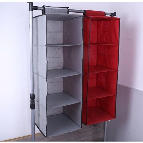 Cotton Closet Wardrobe Cabinet Organizer Hanging Pocket Drawer Clothes Storage Clothing Home Organization Accessories Supplies