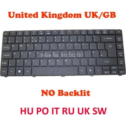 Keyboard For Acer 3810 MP-09G26I0-442 90.4HL07.C0E KB.I140A.215 V104646AK3 AEZQ1T00210 MP-09G26HU-442 9J.N1P82.009 KB.I140A.081