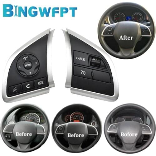 Audio Volume Bluetooth Cruise Control Button For Mitsubishi Outlander 2013 2014 2015 Steering Wheel Switch