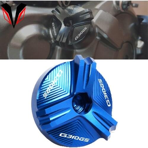 Engine Oil Filler Cap Drain Plug Cover for BMW G310R G310GS 2017 2018 Motorcycle Accessories CNC Aluminum