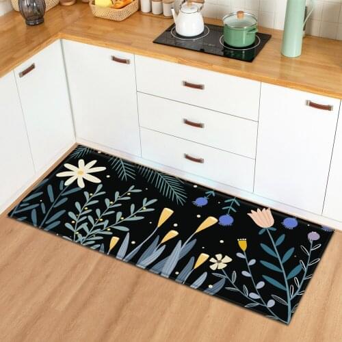 Kitchen Mat Bedroom Bedside Childrens Decoration Floor Rug Home Entrance Doormat Hallway Long Carpet Bathroom Balcony Anti-Slip