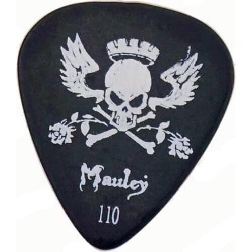 20 Pcs Black Frosted Skull Style guitar picks Plectrums 1.10MM Thickness guitar accessories parts