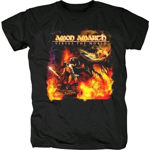 Mens TShirt Short Sleeve Shirt Amon Amarth Rock Tee Women Hiphop Shirts(4)
