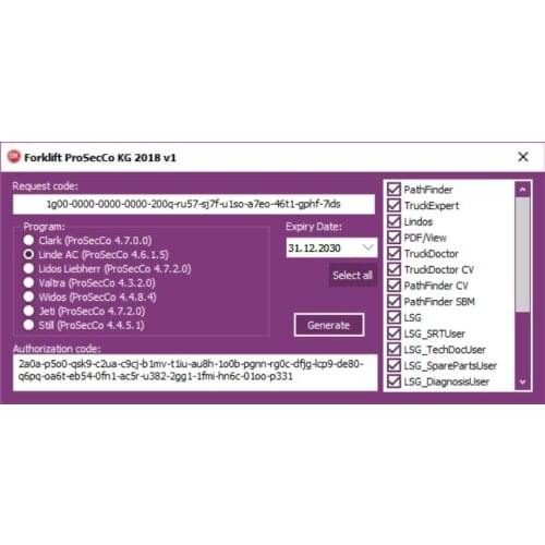 Latest Clark \ Linde \STILL \Liebherr \Valtra \Jungheinrich \Valtra \ Widos Forklift Combo Forklift Keygen 2018
