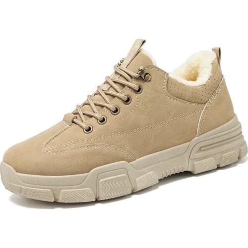 New Arrival Men Boots Fashion Winter Shoes Martin Boots Man Warm Winter Boots Non-slip Platform Ankle Boots Casual Shoes for Men