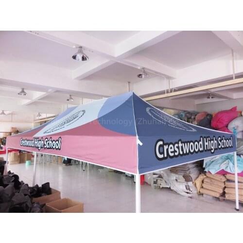 High Quality 40x40x2.0mm Folding Tent Pop Up Gazebo Canvas Tarpaulin Pavilion for Exhibition Event Party Advertisement in 3 X 6m