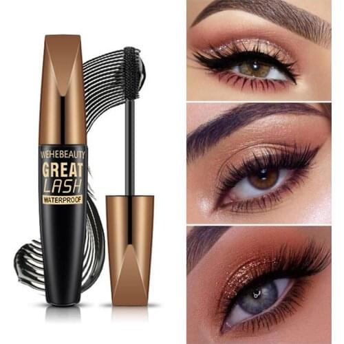 1pcs 3D Fiber Mascara Waterproof Long Lasting Lash Extension Cosmetics Curling Long Lengthening Volume Eyelash Makeup Mascara