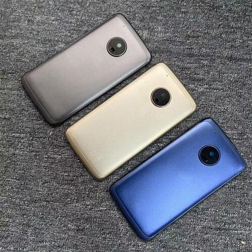 10/PCS Battery Cover For Motorola Moto G5 Plus Back Housing Rear Cover Case Door+Camera Lens XT1802 XT1803 XT1805 XT1086